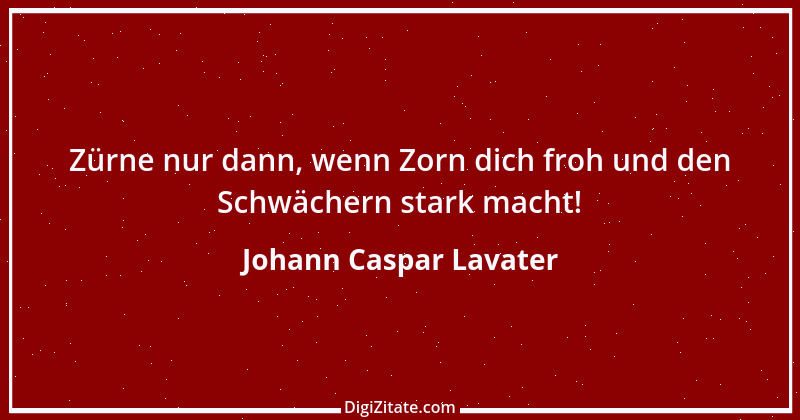 Zitat von Johann Caspar Lavater 119