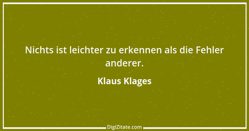 Zitat von Klaus Klages 401