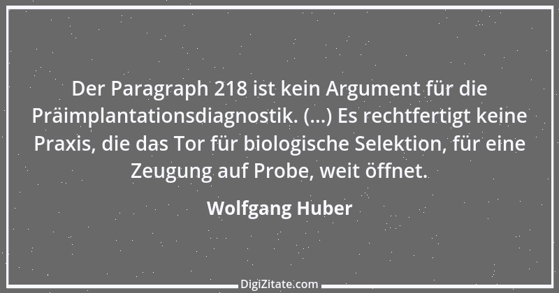 Zitat von Wolfgang Huber 1