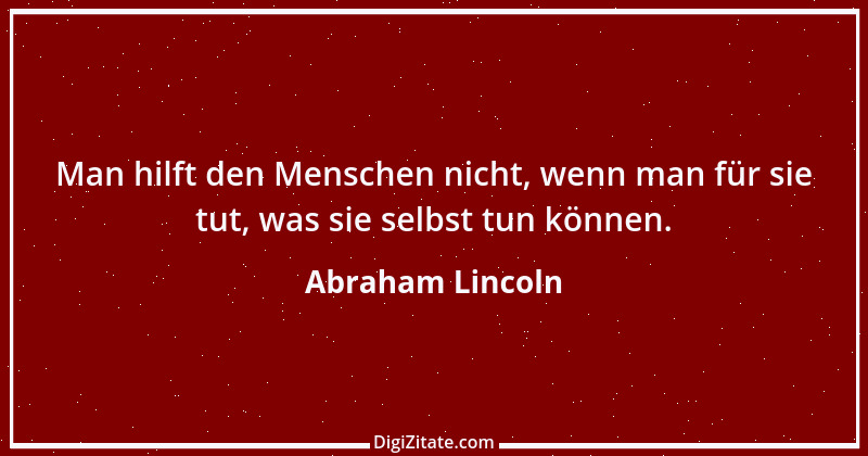 Zitat von Abraham Lincoln 4