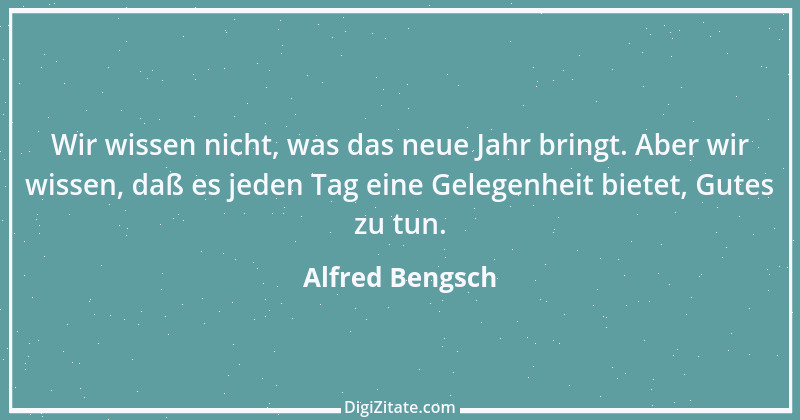 Zitat von Alfred Bengsch 3