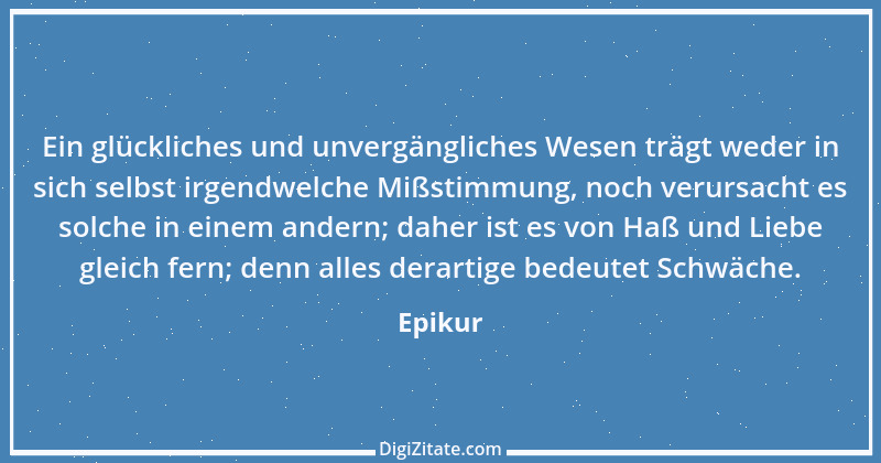 Zitat von Epikur 97