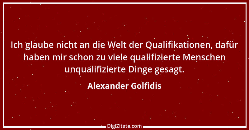 Zitat von Alexander Golfidis 1