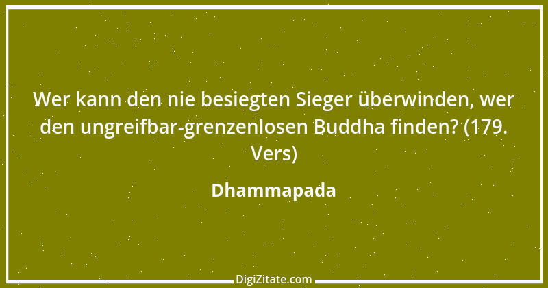 Zitat von Dhammapada 145