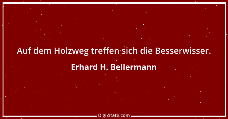 Zitat von Erhard H. Bellermann 665