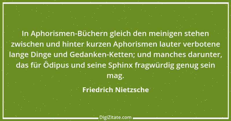 Zitat von Friedrich Nietzsche 1088