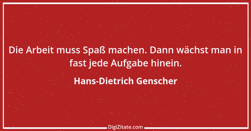 Zitat von Hans-Dietrich Genscher 10