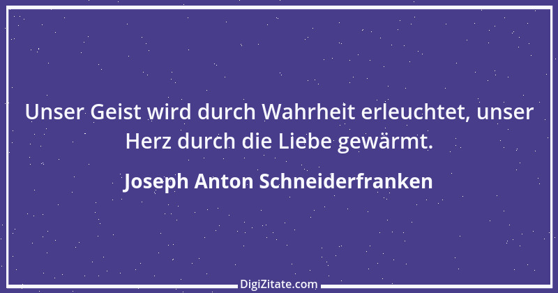 Zitat von Joseph Anton Schneiderfranken 13