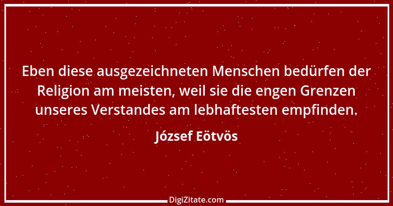 Zitat von József Eötvös 18