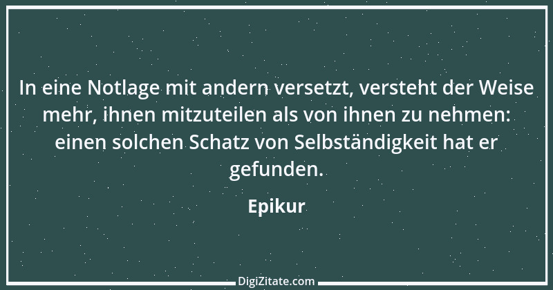 Zitat von Epikur 99