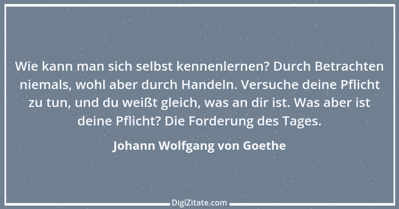 Zitat von Johann Wolfgang von Goethe 2152