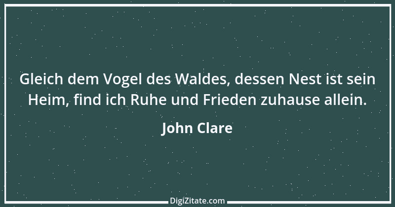 Zitat von John Clare 1