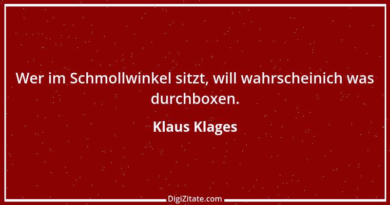 Zitat von Klaus Klages 404