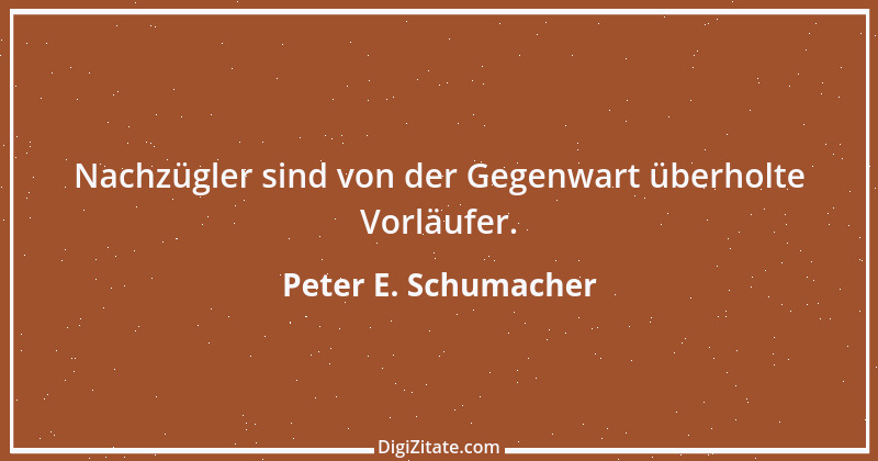 Zitat von Peter E. Schumacher 957