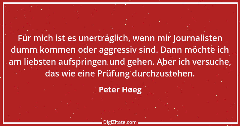 Zitat von Peter Høeg 5