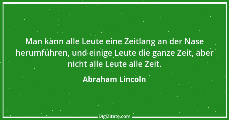 Zitat von Abraham Lincoln 7