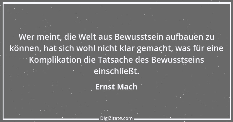 Zitat von Ernst Mach 2