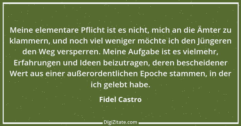 Zitat von Fidel Castro 16