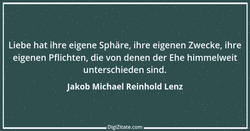 Zitat von Jakob Michael Reinhold Lenz 1