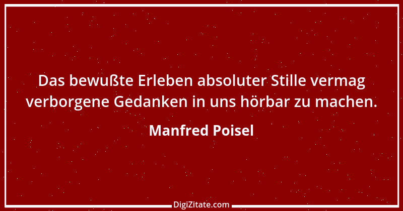 Zitat von Manfred Poisel 240