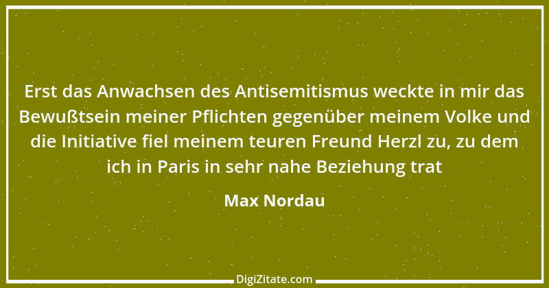 Zitat von Max Nordau 1