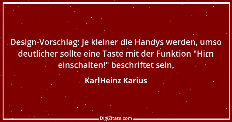 Zitat von KarlHeinz Karius 79