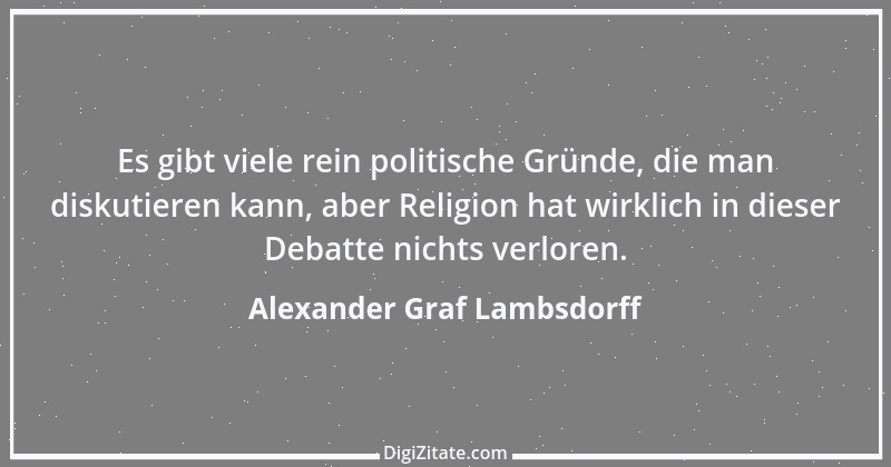 Zitat von Alexander Graf Lambsdorff 1