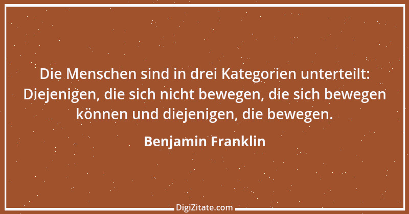 Zitat von Benjamin Franklin 11