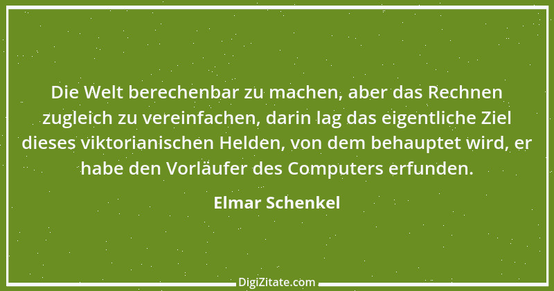 Zitat von Elmar Schenkel 368