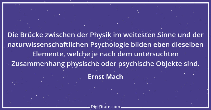 Zitat von Ernst Mach 4