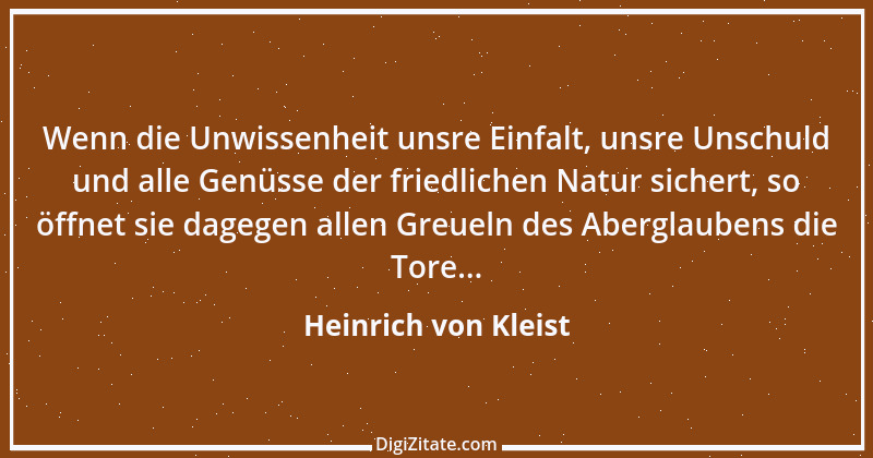 Zitat von Heinrich von Kleist 54