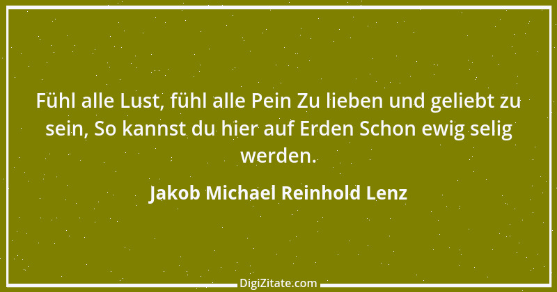 Zitat von Jakob Michael Reinhold Lenz 3