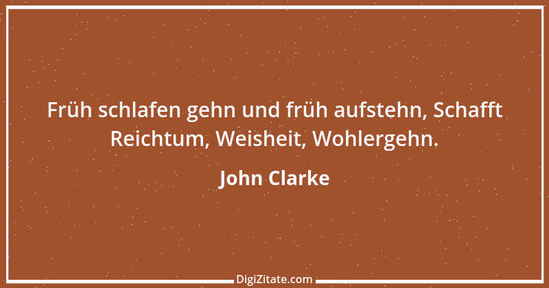 Zitat von John Clarke 2