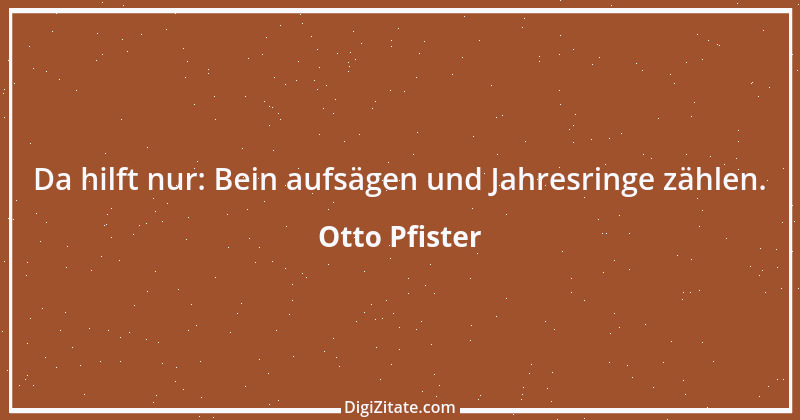 Zitat von Otto Pfister 2