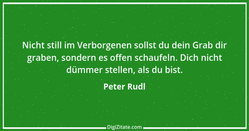 Zitat von Peter Rudl 429