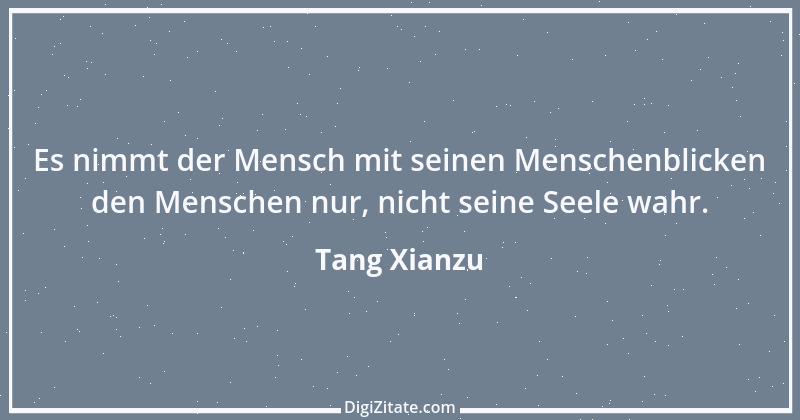 Zitat von Tang Xianzu 4