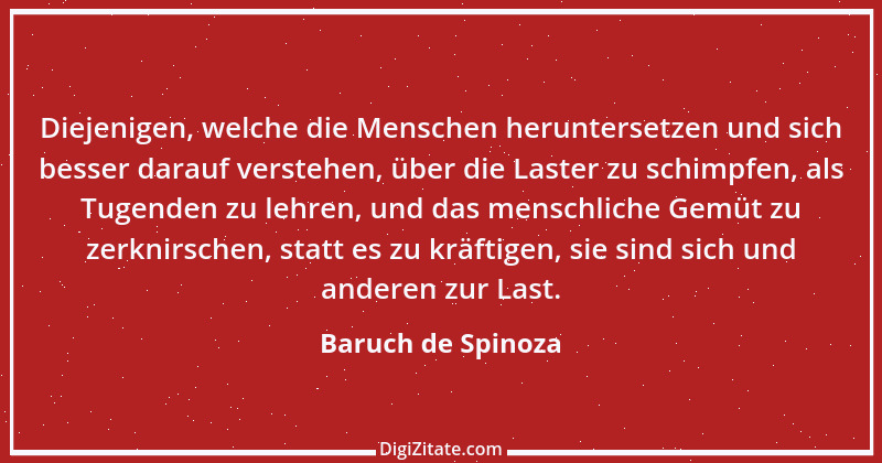 Zitat von Baruch de Spinoza 138