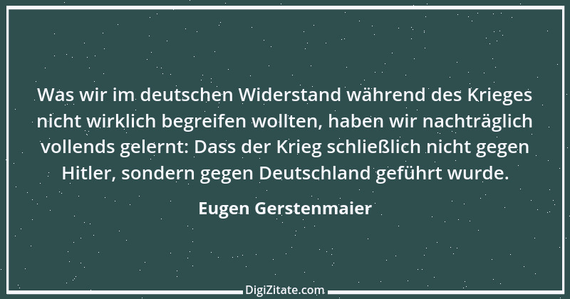 Zitat von Eugen Gerstenmaier 2