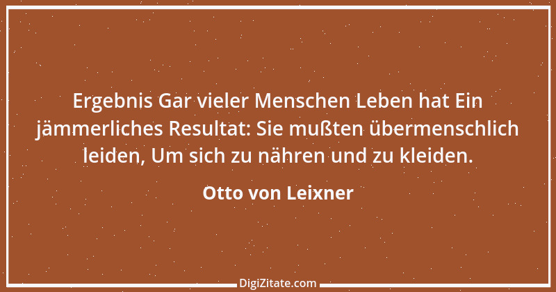 Zitat von Otto von Leixner 68