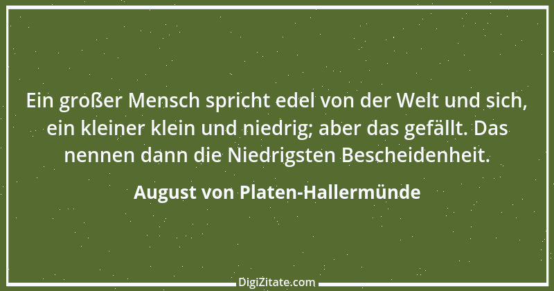 Zitat von August von Platen-Hallermünde 105