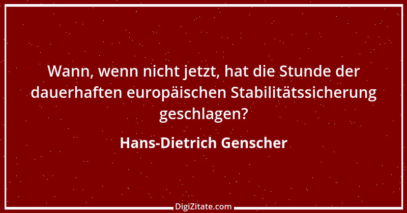 Zitat von Hans-Dietrich Genscher 15