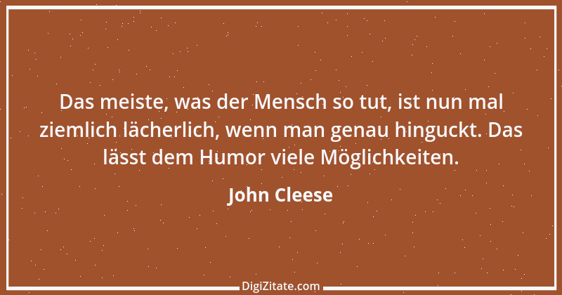 Zitat von John Cleese 1