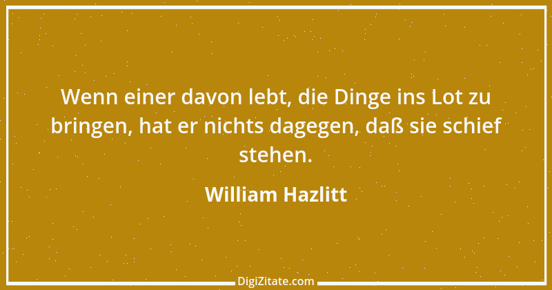 Zitat von William Hazlitt 12