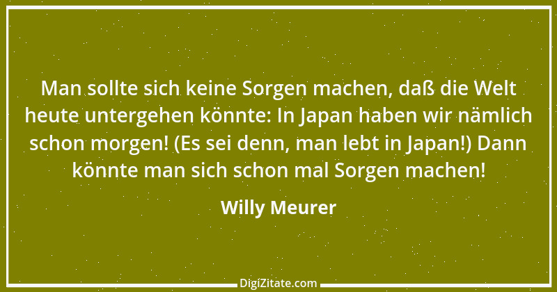 Zitat von Willy Meurer 1457