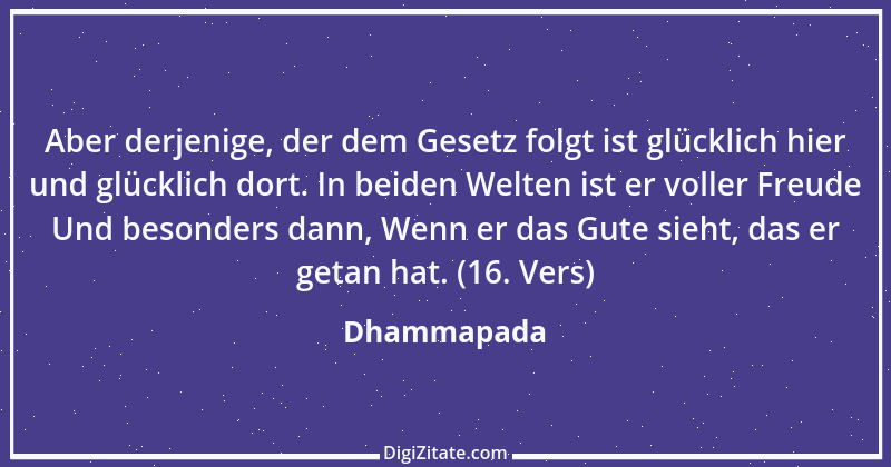 Zitat von Dhammapada 151