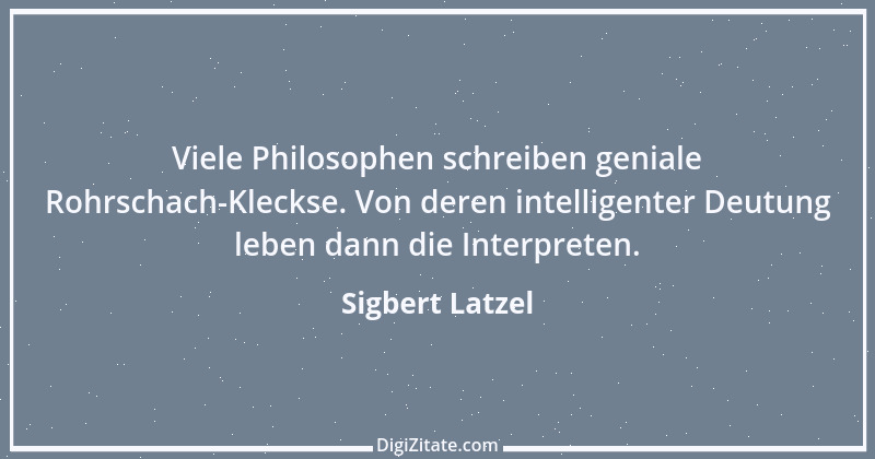 Zitat von Sigbert Latzel 66