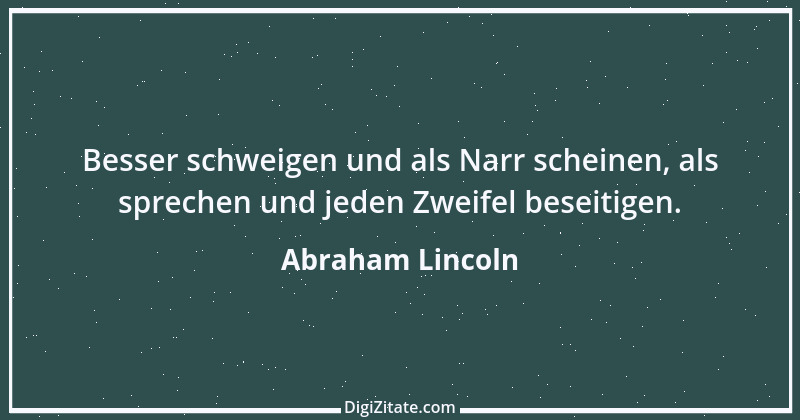 Zitat von Abraham Lincoln 12