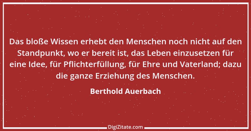 Zitat von Berthold Auerbach 3