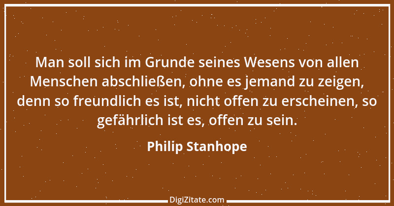 Zitat von Philip Stanhope 59