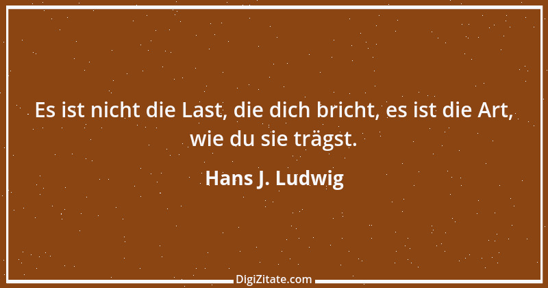 Zitat von Hans J. Ludwig 1